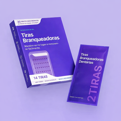 Tiras Clareadoras de Dentes Roxas - Zenzone™