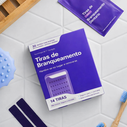Tiras Clareadoras de Dentes Roxas - Zenzone™