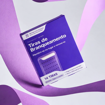 Tiras Clareadoras de Dentes Roxas - Zenzone™