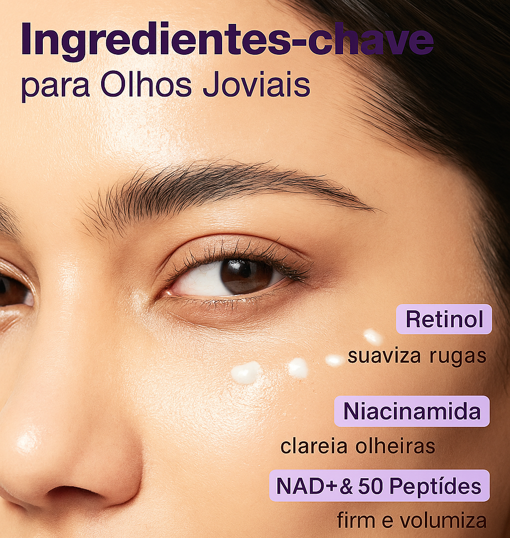 Creme de Olhos Numbuzin No.9 NAD+ Retinol Volumetox