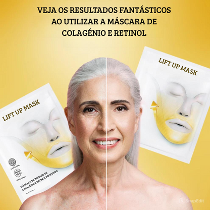 Máscara lifting colagénio e retinol