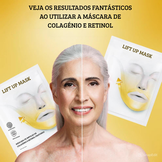 Máscara lifting colagénio e retinol