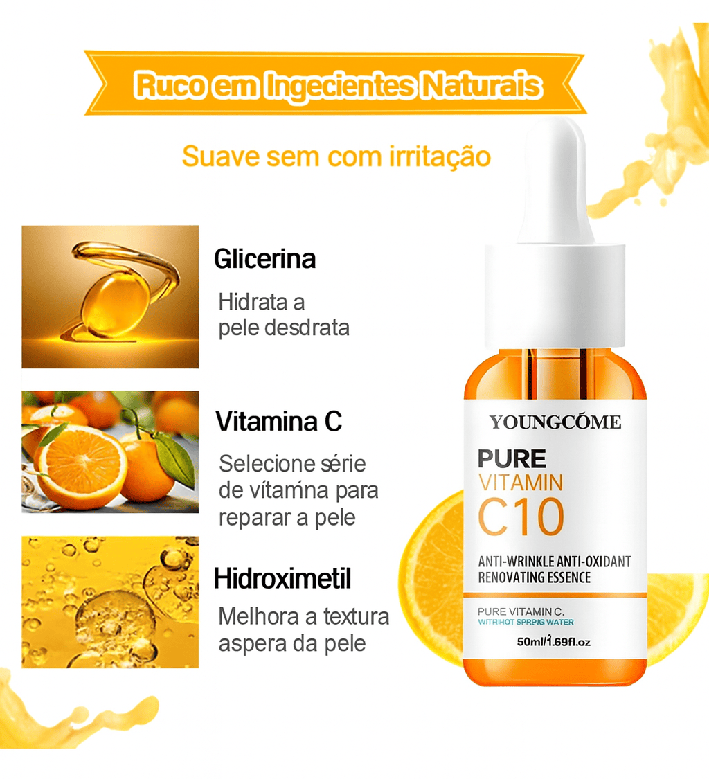 VitC10 UltraLift – Sérum Renovador Anti-Rugas e Iluminador