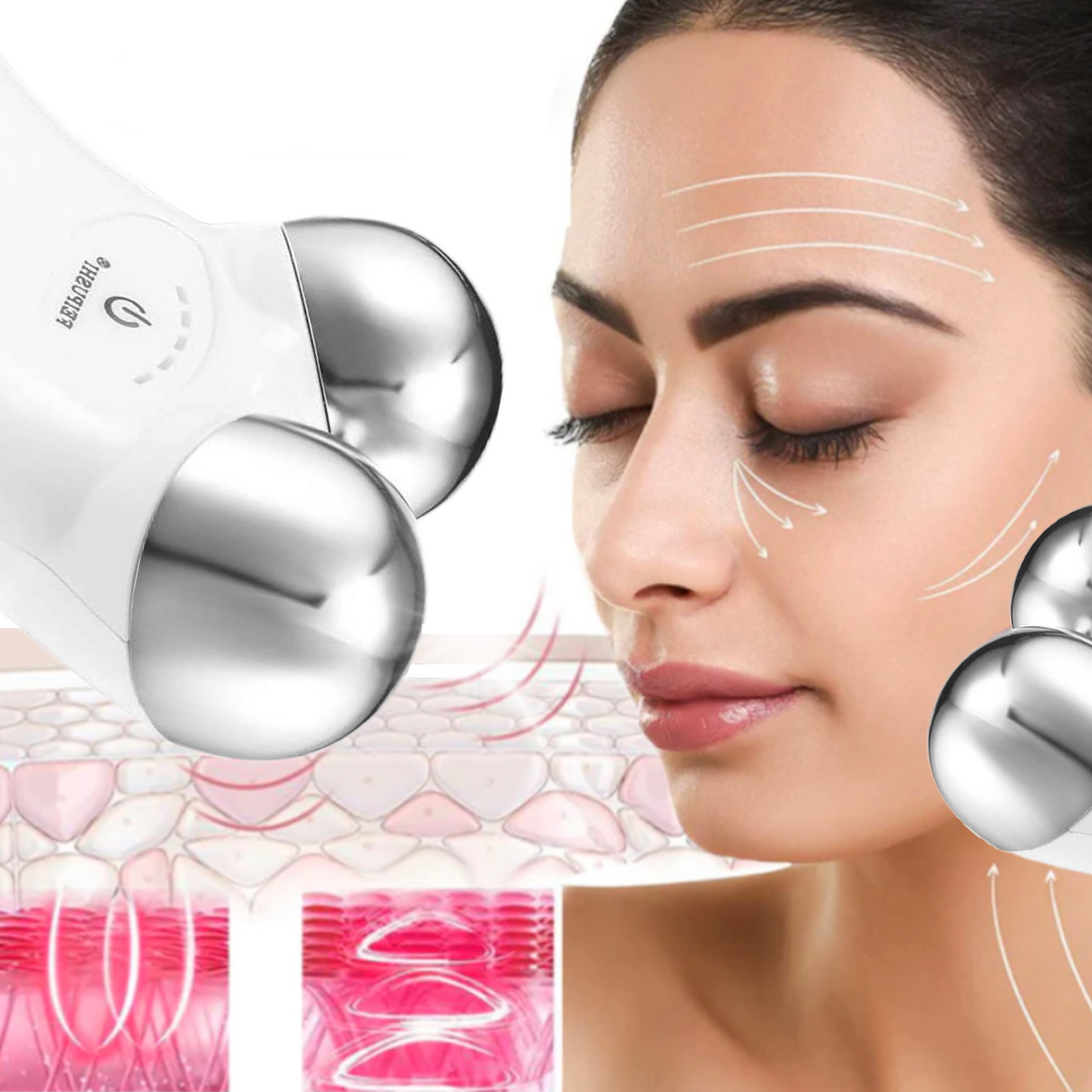 Massageador Facial de Microcorrente - FaceLift